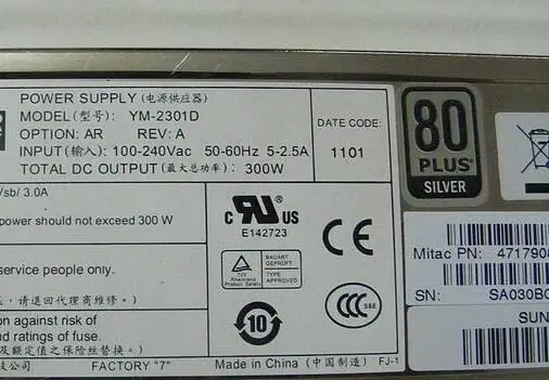 Бесплатная доставка, блок питания для ПК 300 Вт, для SD220X4 SD210X4 R512G2,YM-2301D 300 Вт, блок питания для сервера C1100 SD220X4 SD210X4 
Бесплатная доставка, блок питания для ПК 300 Вт, для SD220X4 SD210X4 R512G2,YM-2301D 300 Вт, блок питания для сервера C1100 SD220X4 SD210X4