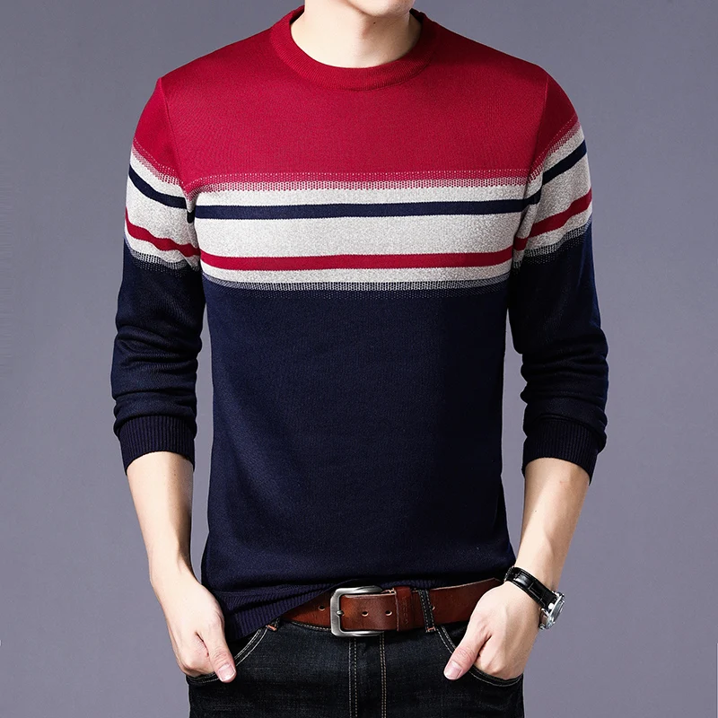Liseaven Thick Fleece Sweaters Male Striped Pullover Sweaters Men 2018 Winter Pull Homme Men's Clothing
Liseaven Thick Fleece Sweaters Male Striped Pullover Sweaters Men 2018 Winter Pull Homme Men's Clothing