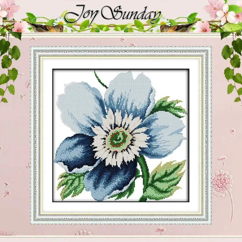 Blue Flowers Patterns Counted Cross Stitch 11CT 14CT Cross Stitch Set Wholesale DIY Cross-stitch Kit Embroidery Needlework
Blue Flowers Patterns Counted Cross Stitch 11CT 14CT Cross Stitch Set Wholesale DIY Cross-stitch Kit Embroidery Needlework