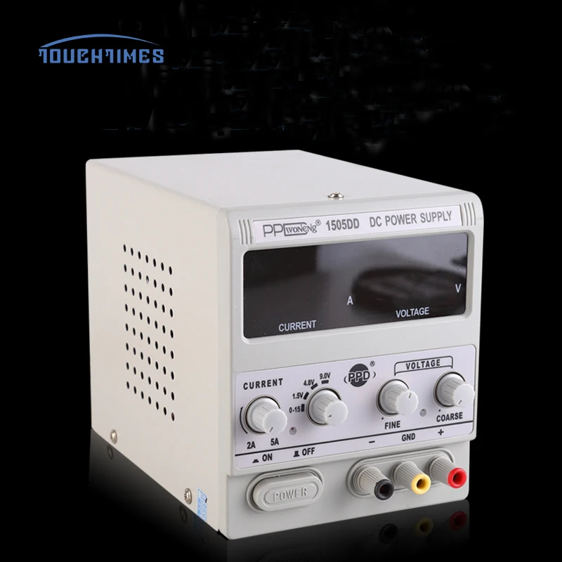 15V/5A DC Power Supply Adjustable Fine Coarse for Mobile Phone Laptop Notebook Repair PPD 1505DD
15V/5A DC Power Supply Adjustable Fine Coarse for Mobile Phone Laptop Notebook Repair PPD 1505DD