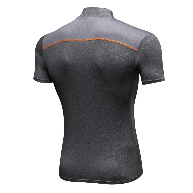 Quick Dry Rashgard Male Gym Bottoming Shirt Stand Collar T-shirt Men Fitness Top Gym Training Running Shirt
Quick Dry Rashgard Male Gym Bottoming Shirt Stand Collar T-shirt Men Fitness Top Gym Training Running Shirt