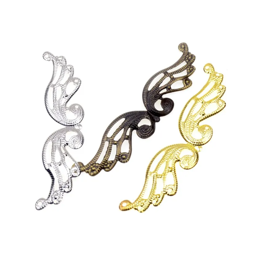 Free shipping 10PCS 3Color Metal Flower Filigree Slice Wraps Connectors Jewelry Findings Connector Diy Crafts 98*22mm
Free shipping 10PCS 3Color Metal Flower Filigree Slice Wraps Connectors Jewelry Findings Connector Diy Crafts 98*22mm