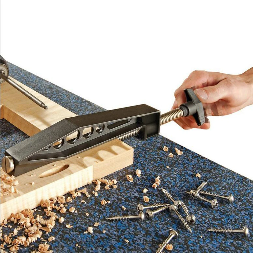 Universal Woodworking Pocket Hole Joints Fixed Clamp Slant Hole Pull Clip Drill Clip Clamp Slant-hole Drilling Accessories
Universal Woodworking Pocket Hole Joints Fixed Clamp Slant Hole Pull Clip Drill Clip Clamp Slant-hole Drilling Accessories