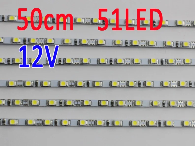 50CM 4mm wide 51LED 12V DC ultra slim LED rigid bar strip light DIY advertising lightbox lamp aquarium lighting plant growlight
50CM 4mm wide 51LED 12V DC ultra slim LED rigid bar strip light DIY advertising lightbox lamp aquarium lighting plant growlight
