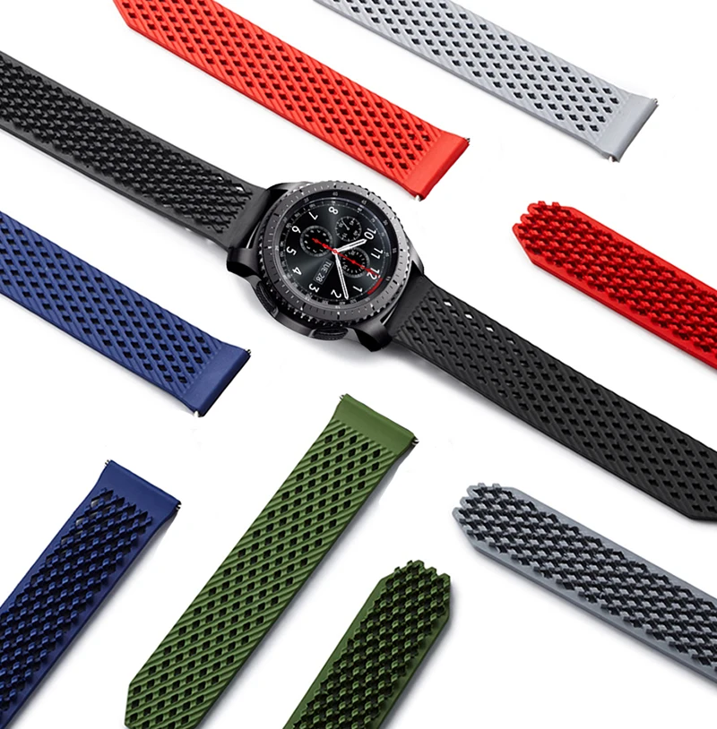 Smart Watch Band For Samsung Galaxy Watc Rubber Watch Band Watchbands For Samsung Gear S3 22mm Wrist Strap Bracelet
Smart Watch Band For Samsung Galaxy Watc Rubber Watch Band Watchbands For Samsung Gear S3 22mm Wrist Strap Bracelet
