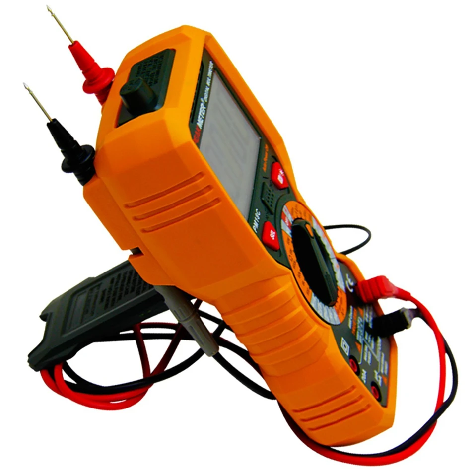 PEAKMETER Digital Multimeter Measuring Voltage Current Resistance Capacitance Frequency Temperature hFE NCV Live Line Tester
PEAKMETER Digital Multimeter Measuring Voltage Current Resistance Capacitance Frequency Temperature hFE NCV Live Line Tester