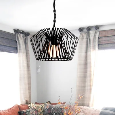 nordic black color wrought iron birdcage pendant light for dining room bar lamp
nordic black color wrought iron birdcage pendant light for dining room bar lamp