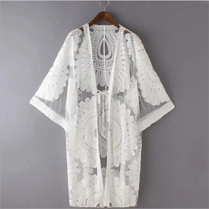 Sexy Summer Swimsuit Lace Hollow Crochet Beach Bikini Cover Up Half Sleeve Women Tops Swimwear Beach Dress Beach Tunic Shirts
Sexy Summer Swimsuit Lace Hollow Crochet Beach Bikini Cover Up Half Sleeve Women Tops Swimwear Beach Dress Beach Tunic Shirts