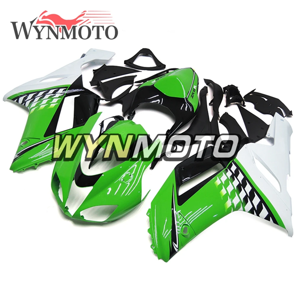 Полный обтекатель ABS для Kawasaki ZX-6R ZX6R 636 2007 2008, мотоциклетные обтекатели, зеленые, белые обтекатели
Полный обтекатель ABS для Kawasaki ZX-6R ZX6R 636 2007 2008, мотоциклетные обтекатели, зеленые, белые обтекатели