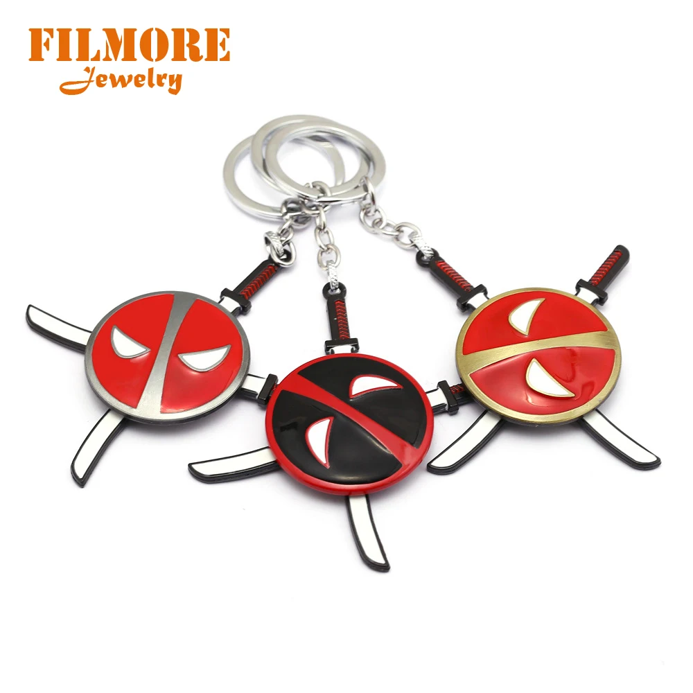 2 Colors Superhero Deadpool 2 Mask Keychain Fashion Superhero Jewelry For Fans Women Anime Keychain Holder Wholesale & Retail 
2 Colors Superhero Deadpool 2 Mask Keychain Fashion Superhero Jewelry For Fans Women Anime Keychain Holder Wholesale & Retail