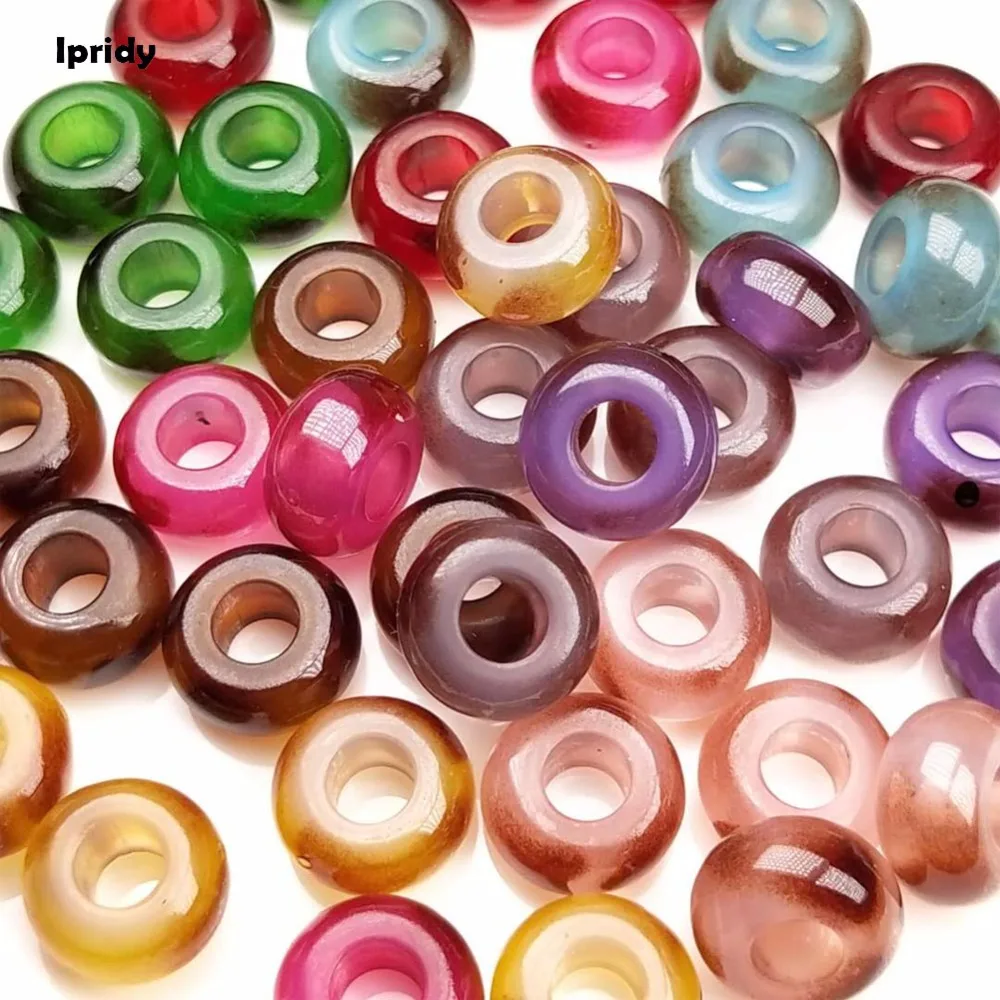 10pcs/lot 14MM Large Hole Resin Beads with No Core Effect of Jelly European Bead fit Diy Charms Bracelet
10pcs/lot 14MM Large Hole Resin Beads with No Core Effect of Jelly European Bead fit Diy Charms Bracelet