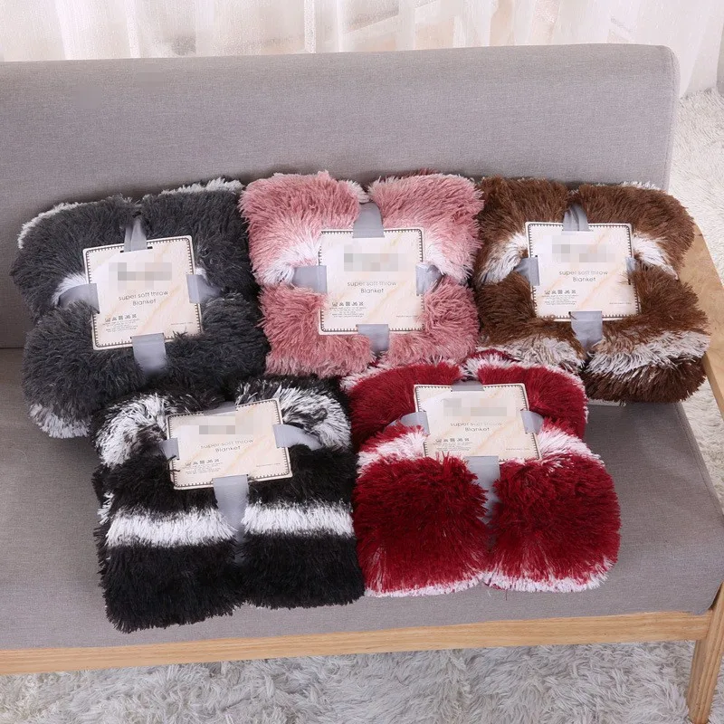 Soft Stripe Blanket Plush Fleece Blanket Super Soft Plaid Coverlet Sofa Cover Winter Warm Sheets Easy Wash Faux Fur Blanket New
Soft Stripe Blanket Plush Fleece Blanket Super Soft Plaid Coverlet Sofa Cover Winter Warm Sheets Easy Wash Faux Fur Blanket New