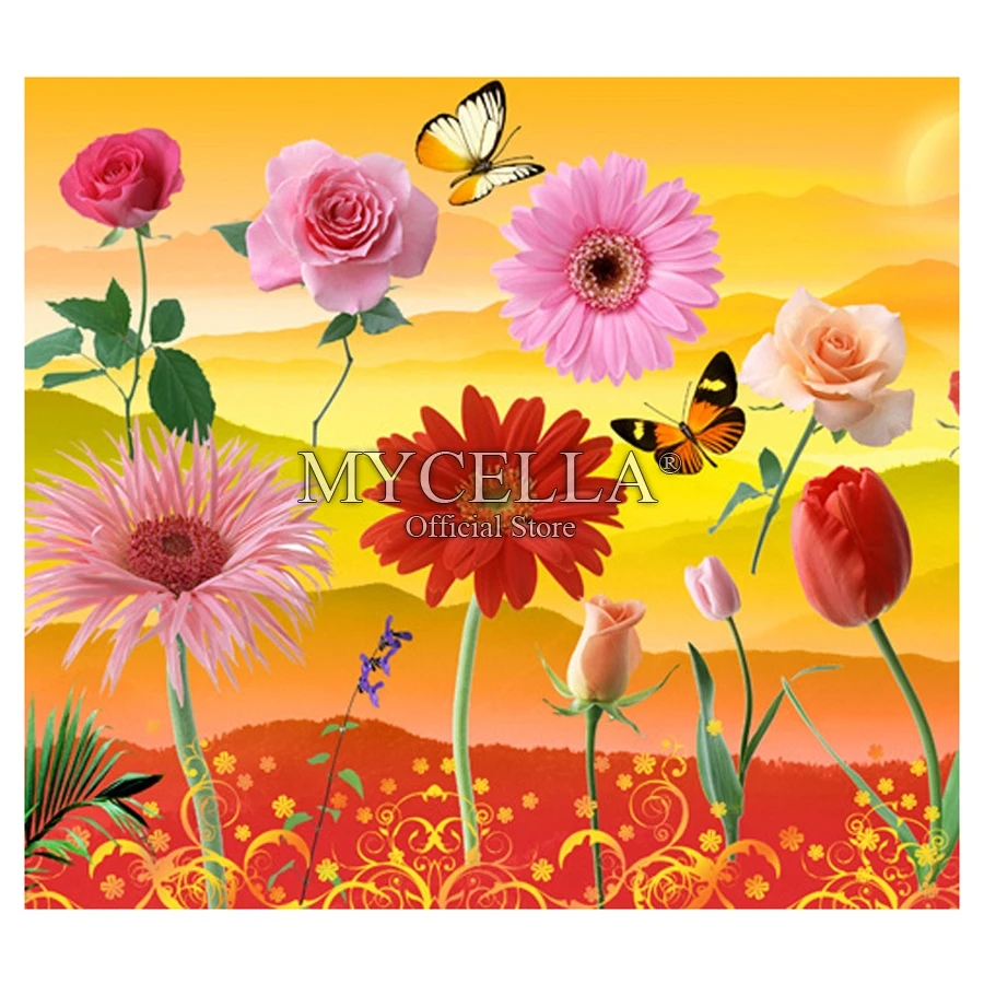 5D DIY Diamond Painting Cross Stitch Flowers Butterfly Home Decor Needlework Full Round Rhinestone Mosaic Diamond Embroidery
5D DIY Diamond Painting Cross Stitch Flowers Butterfly Home Decor Needlework Full Round Rhinestone Mosaic Diamond Embroidery