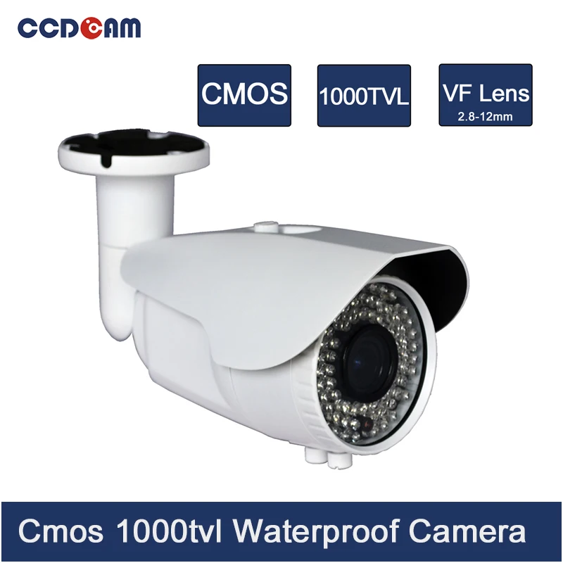 CCDCAM 2,8-12 мм варифокальная CMOS 1000tvl Водонепроницаемая наружная ИК-камера ночного видения
CCDCAM 2,8-12 мм варифокальная CMOS 1000tvl Водонепроницаемая наружная ИК-камера ночного видения