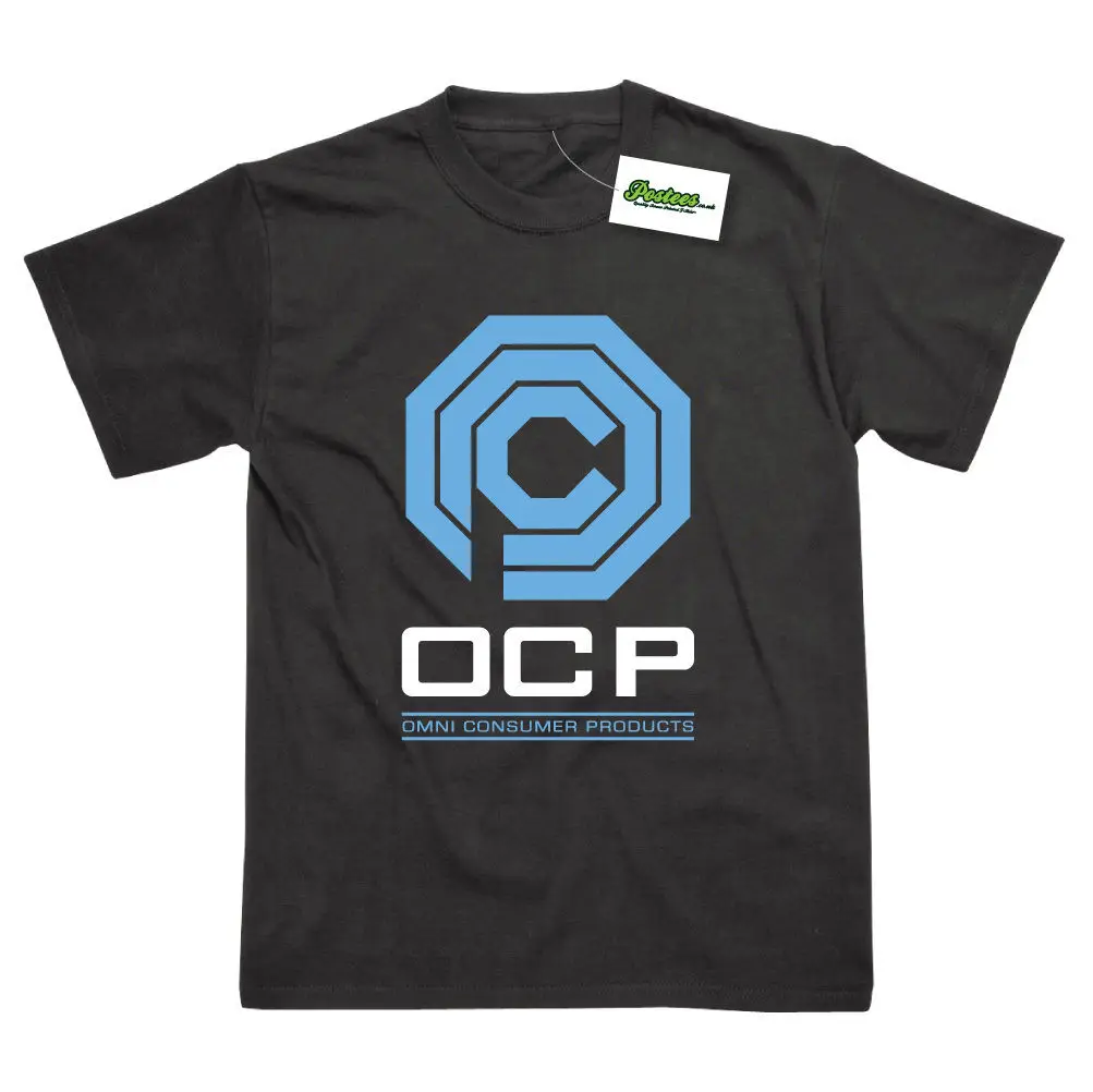 OMNI потребительских товаров OCP вдохновлен робокоп печатных футболка классная