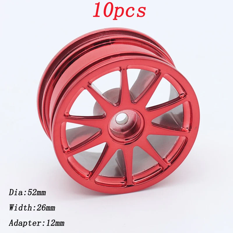 10pcs 1/10 RC Cars Wheel Hub Diameter 52mm Adapter 12mm Tires for HSP 94123 Drift/On-road/Racing Rim
10pcs 1/10 RC Cars Wheel Hub Diameter 52mm Adapter 12mm Tires for HSP 94123 Drift/On-road/Racing Rim