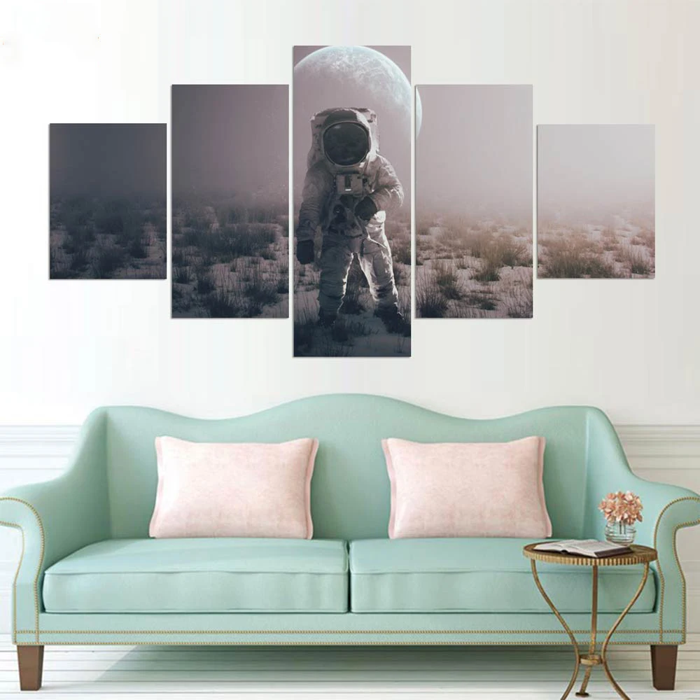 Painting Modular Picture Poster 5 PiecesPcs Astronaut In Alien World Wall For Living Room Nordic Decoration Print Art Canvas HD
Painting Modular Picture Poster 5 PiecesPcs Astronaut In Alien World Wall For Living Room Nordic Decoration Print Art Canvas HD