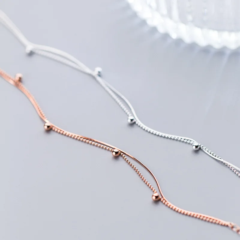 La Monada Fine Silver 925 Jewelry Bracelet Female Woman Double Layer Snake Chain Minimalist Bracelets For Women Silver 925 Bead
La Monada Fine Silver 925 Jewelry Bracelet Female Woman Double Layer Snake Chain Minimalist Bracelets For Women Silver 925 Bead