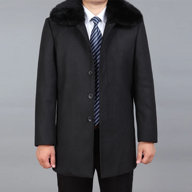 2022 New Wool Coat Men Winter Wool Blend Coat Real Rabbit Fur Woolen Long Coat Thick Wool Jacket Mens Overcoat Peacoat M-4XL
2022 New Wool Coat Men Winter Wool Blend Coat Real Rabbit Fur Woolen Long Coat Thick Wool Jacket Mens Overcoat Peacoat M-4XL
