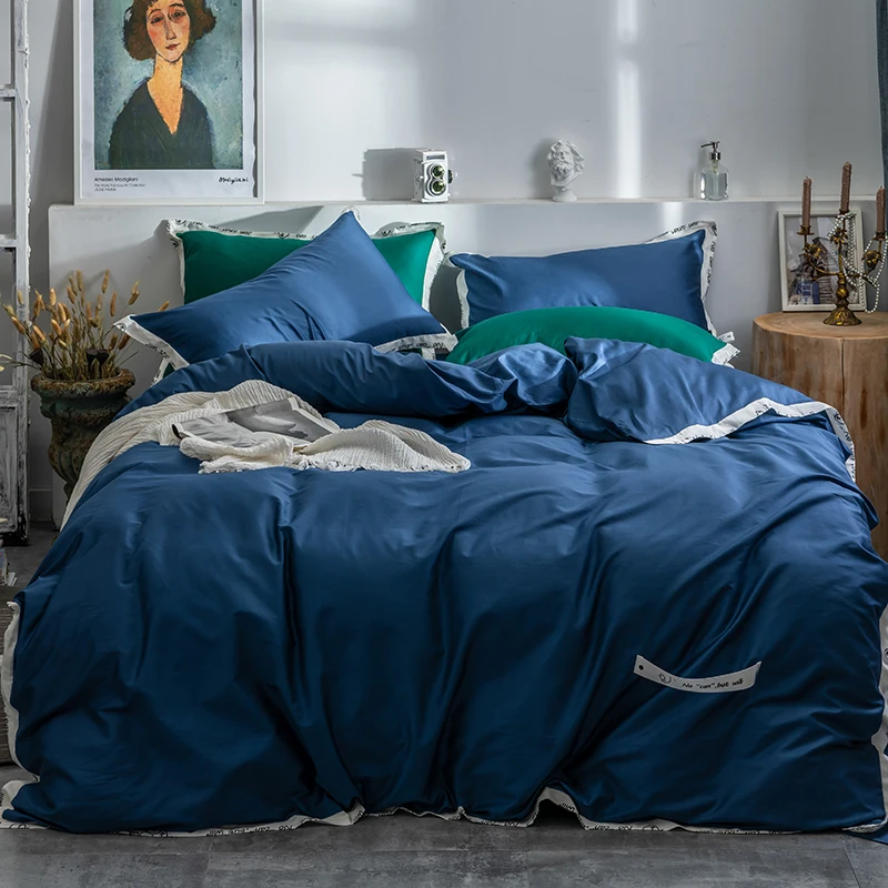 Luxury 5-star Hotel White 100% Egyptian Cotton Bedding Sets Embroidered Queen King Size Duvet Cover Flat Sheet set lacework
Luxury 5-star Hotel White 100% Egyptian Cotton Bedding Sets Embroidered Queen King Size Duvet Cover Flat Sheet set lacework