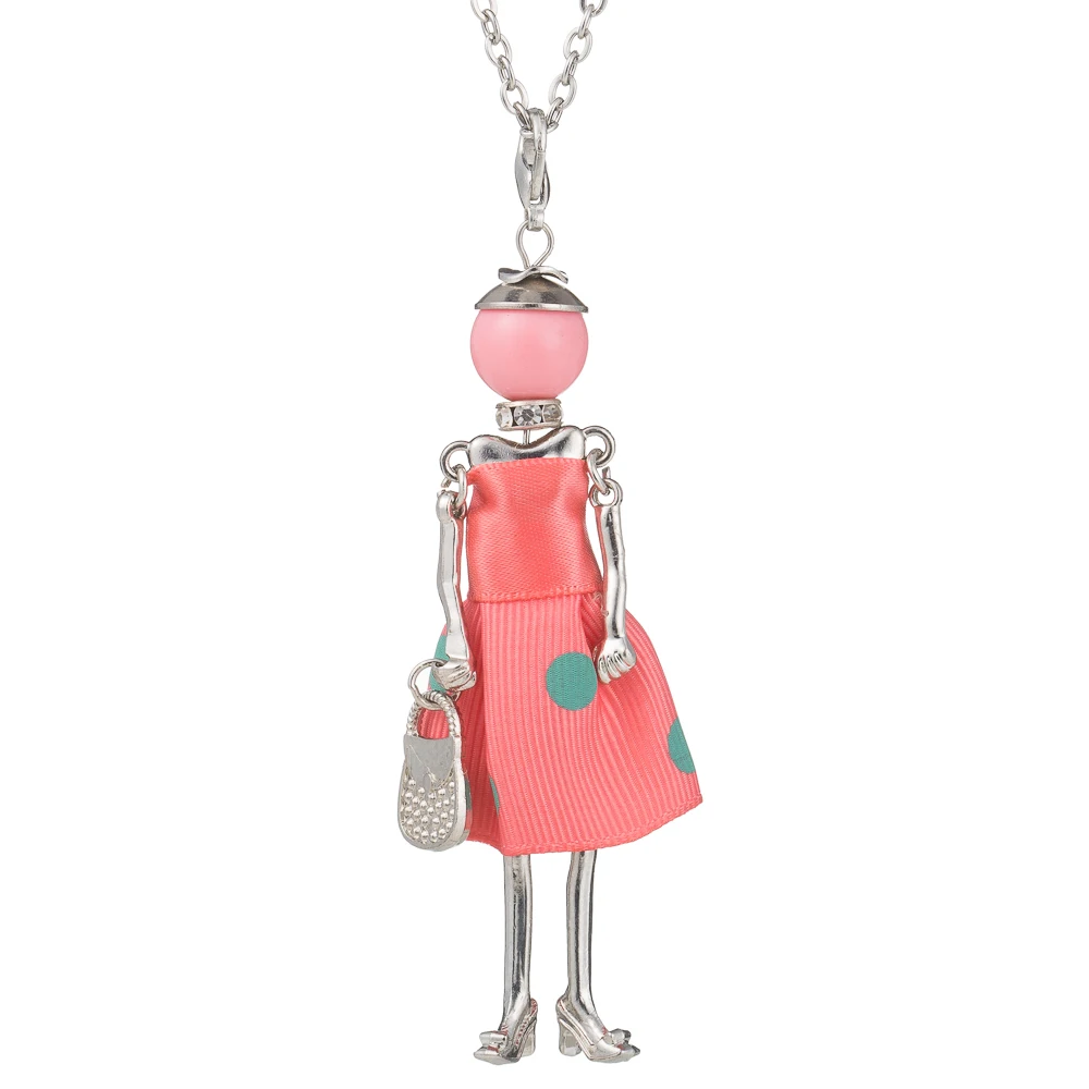WNGMNGL Brand New Arrival Charm Cloth Dress Handbag Cute Doll Pendant Long Chain Necklace For Women 2018 Fashion Jewelry Gift
WNGMNGL Brand New Arrival Charm Cloth Dress Handbag Cute Doll Pendant Long Chain Necklace For Women 2018 Fashion Jewelry Gift