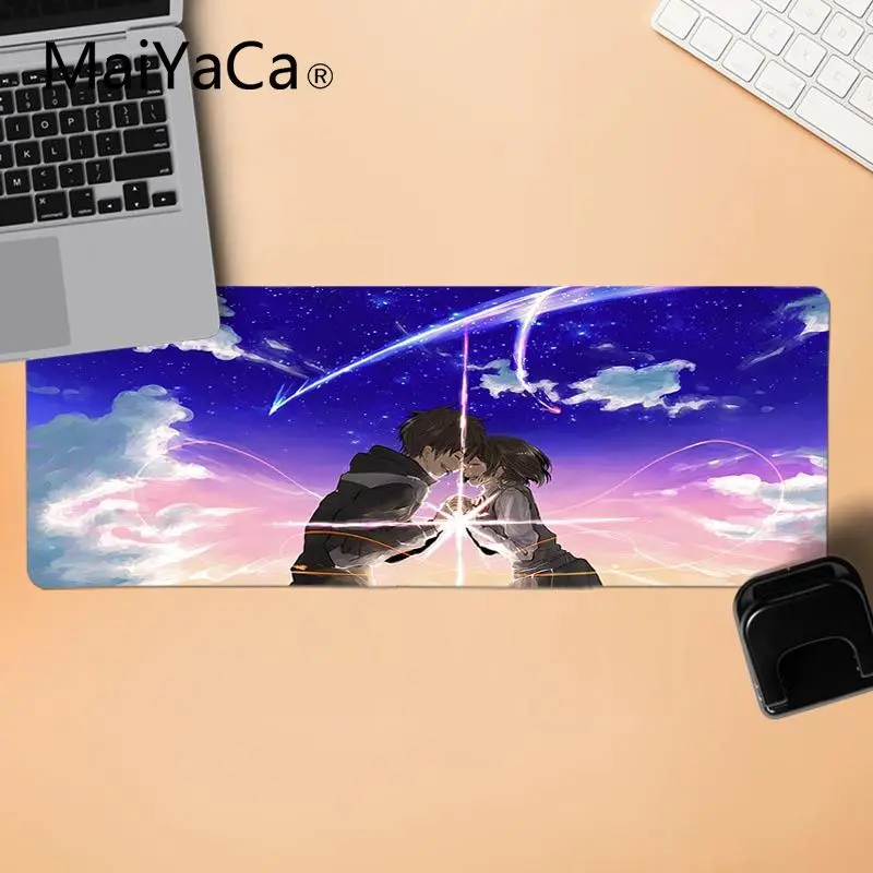 MaiYaCa Cool New Anime Your Name Kimi No Na Wa Unique Desktop Pad Game Mousepad Durable Rubber Mouse Mat Pad
MaiYaCa Cool New Anime Your Name Kimi No Na Wa Unique Desktop Pad Game Mousepad Durable Rubber Mouse Mat Pad