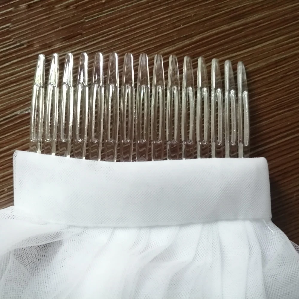 ANTI White Ivory Two Layers Bridal Veils Ribbon Edge Wedding Simple Two Layers Short Women Veils With Comb LMTS06
ANTI White Ivory Two Layers Bridal Veils Ribbon Edge Wedding Simple Two Layers Short Women Veils With Comb LMTS06