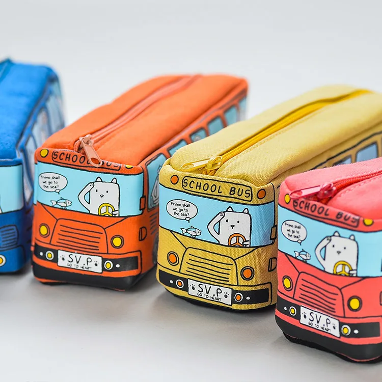 4pcs/lot New Animal School Bus Stationery Canvas Pencil Case Storage Organizer Pencil Bag gift Office School Stationery supply
4pcs/lot New Animal School Bus Stationery Canvas Pencil Case Storage Organizer Pencil Bag gift Office School Stationery supply
