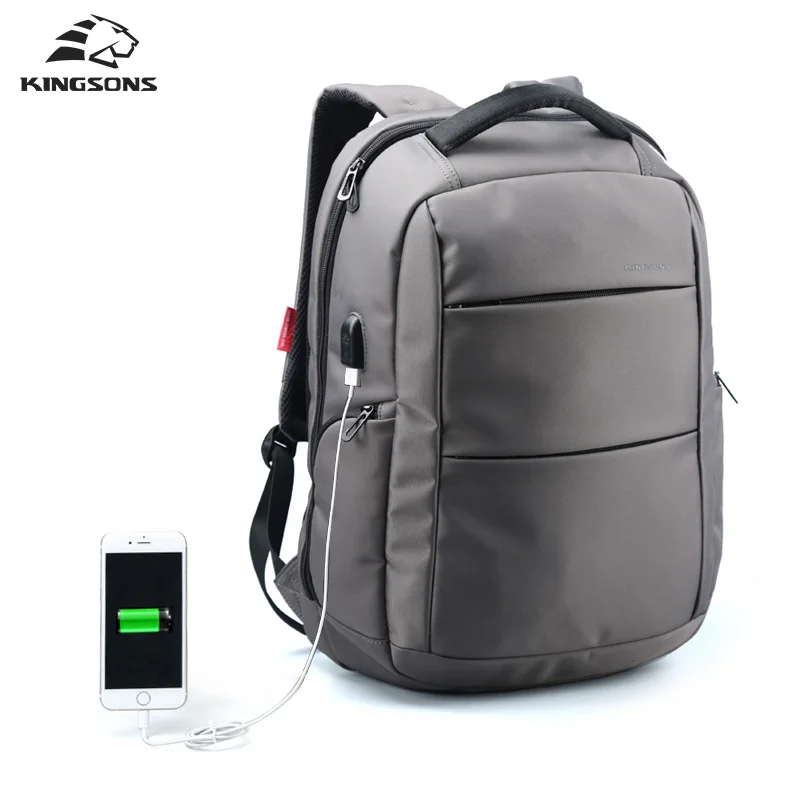 Рюкзак Kingsons для ноутбука 15,6 дюйма, с USB-портом для зарядки, с защитой от кражи, для мужчин и женщин
Рюкзак Kingsons для ноутбука 15,6 дюйма, с USB-портом для зарядки, с защитой от кражи, для мужчин и женщин