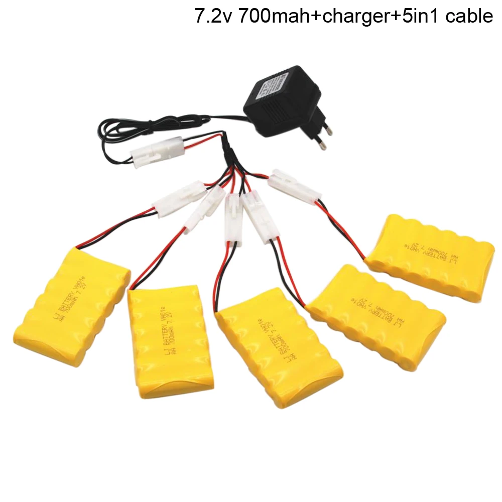 7.2v 700mah AA NI-CD Battery With Charger for Telerobot boat Remote control Tank Electric toys car 7.2V L6.2-2P Plug Battery
7.2v 700mah AA NI-CD Battery With Charger for Telerobot boat Remote control Tank Electric toys car 7.2V L6.2-2P Plug Battery