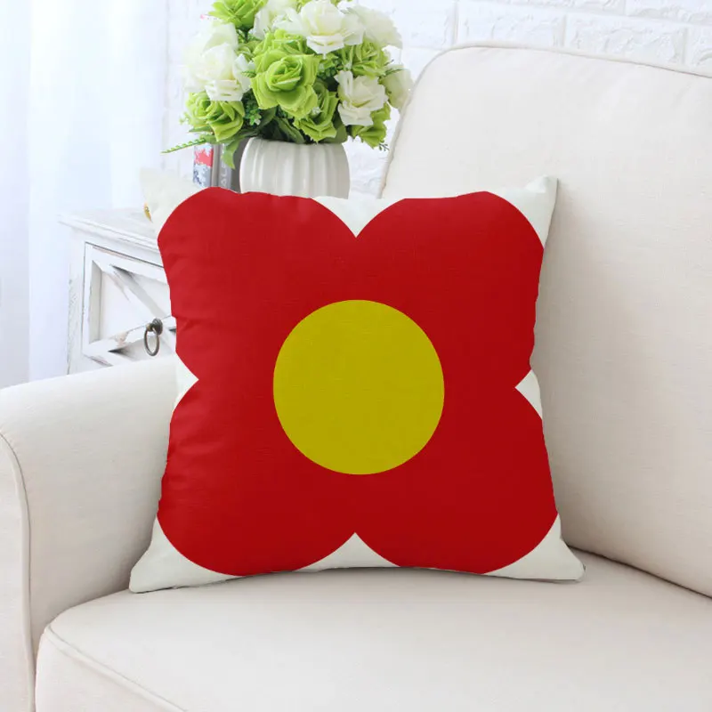 15 Styles Customize Wholesale Pillow Case Cover Decorative Flower Print Logo Brand Advertising Gift Drop Shipping | Дом и сад