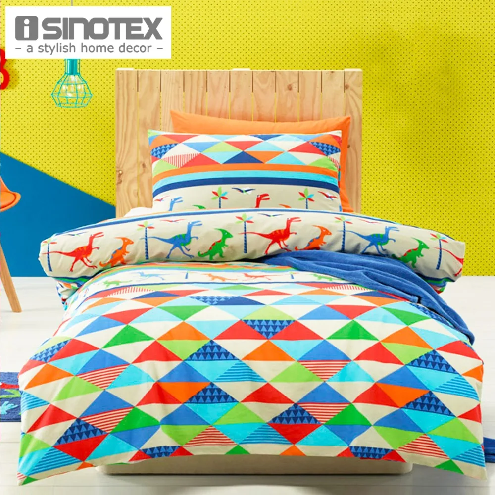 2pcs Dinoland Bedding Set For Children Kids Cartoon Printed Pattern Single Bed Duvet/Quilt Cover&Pillowcase Bedclothes Cotton
2pcs Dinoland Bedding Set For Children Kids Cartoon Printed Pattern Single Bed Duvet/Quilt Cover&Pillowcase Bedclothes Cotton