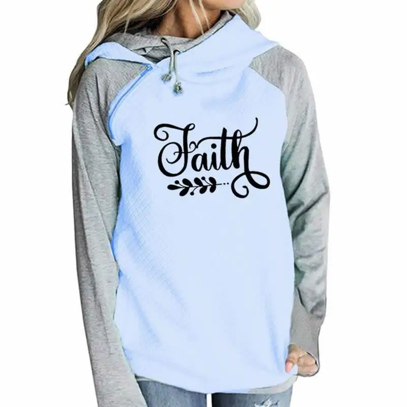 Faith Letters Print Zipper Decoration Hoodies For Women Hoodies Women Kawaii Sweatshirt Femmes Casual Female 2021 Print Creative
Faith Letters Print Zipper Decoration Hoodies For Women Hoodies Women Kawaii Sweatshirt Femmes Casual Female 2021 Print Creative