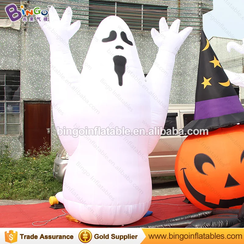 Customized Halloween 5 Meters high giant inflatable white ghost decorative blow up halloween models for display toys
Customized Halloween 5 Meters high giant inflatable white ghost decorative blow up halloween models for display toys