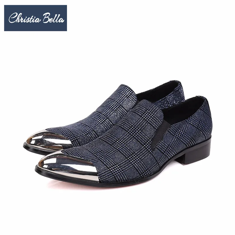 Christia Bella Fashion Lattice Men Shoes Wedding Banquet Men Dress Shoes Slip on Fashion Business Office Formal Shoes Big Size
Christia Bella Fashion Lattice Men Shoes Wedding Banquet Men Dress Shoes Slip on Fashion Business Office Formal Shoes Big Size