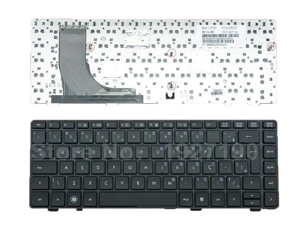 Бразильская клавиатура BR для ноутбука HP ProBook 6360B черная рамка Cuaderno de teclado Замена 90.4KT07.U1B V119030A
Бразильская клавиатура BR для ноутбука HP ProBook 6360B черная рамка Cuaderno de teclado Замена 90.4KT07.U1B V119030A