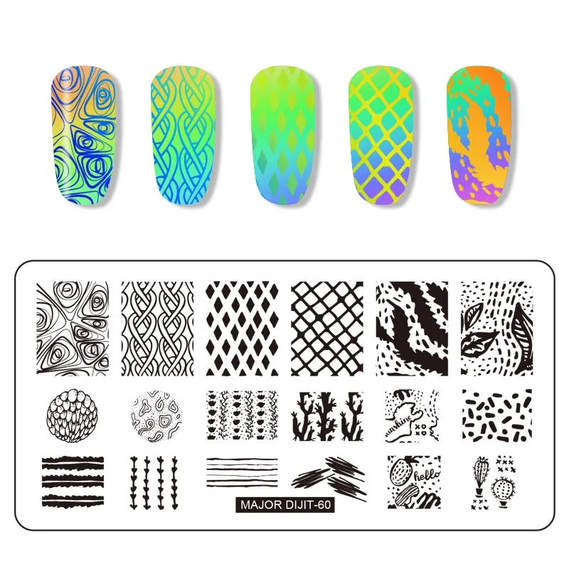 Major Dijit Nail Stamping Plates Spring Flower Nail Template Underwater World Stamp Nail Art Stamp Image Template
Major Dijit Nail Stamping Plates Spring Flower Nail Template Underwater World Stamp Nail Art Stamp Image Template