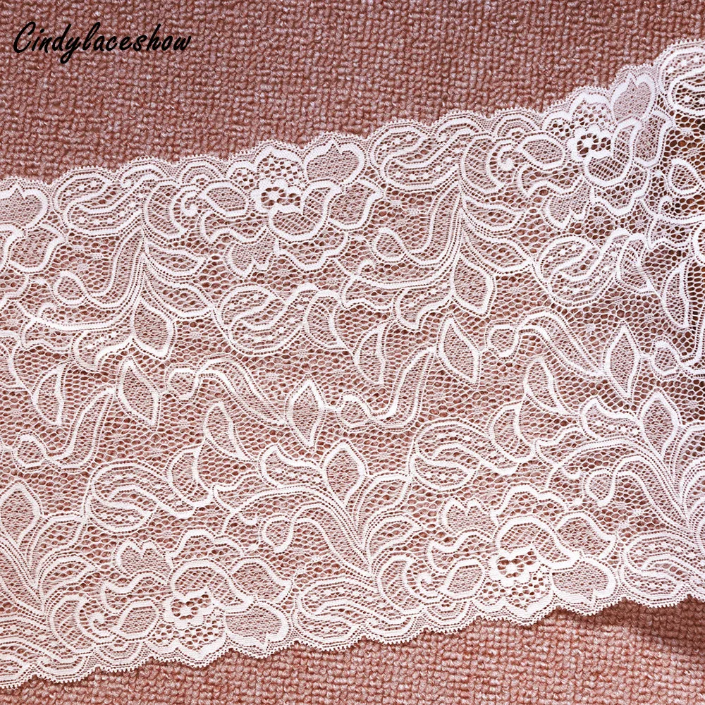 2yds Champagne Lingerie Lace Floral Wide Elastic Stretch Lace Wedding Tulle Lace Trim Bra Making width 23cm Lace Fabrics Sewing
2yds Champagne Lingerie Lace Floral Wide Elastic Stretch Lace Wedding Tulle Lace Trim Bra Making width 23cm Lace Fabrics Sewing