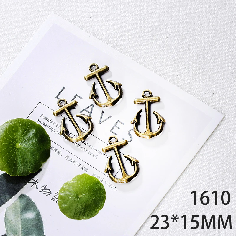 23*15mm 10pcs Anchor Alloy Pendant For Diy Jewelry Making 2 Colors Antique Silver Antique Bronze No.1610
23*15mm 10pcs Anchor Alloy Pendant For Diy Jewelry Making 2 Colors Antique Silver Antique Bronze No.1610