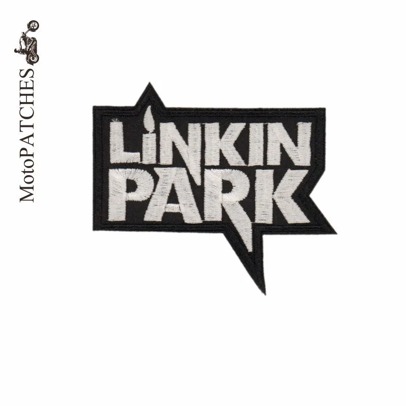 MotoPATCHES Linkin Park железные нашивки для куртки байкерские заплатки мотоциклов|iron on