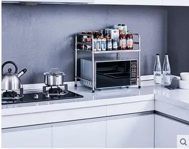 304 stainless steel kitchen shelf microwave oven rack 2 double landing mesa condiments receives the oven rack
304 stainless steel kitchen shelf microwave oven rack 2 double landing mesa condiments receives the oven rack