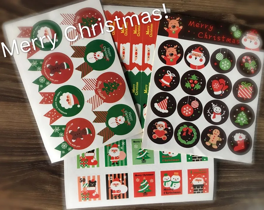 4 styles one lot DIY Scrapbooking Merry Christmas Gift Sticker Cookie/Cake/Gift Labels Stickers Kitchen Sweets Party seal
4 styles one lot DIY Scrapbooking Merry Christmas Gift Sticker Cookie/Cake/Gift Labels Stickers Kitchen Sweets Party seal