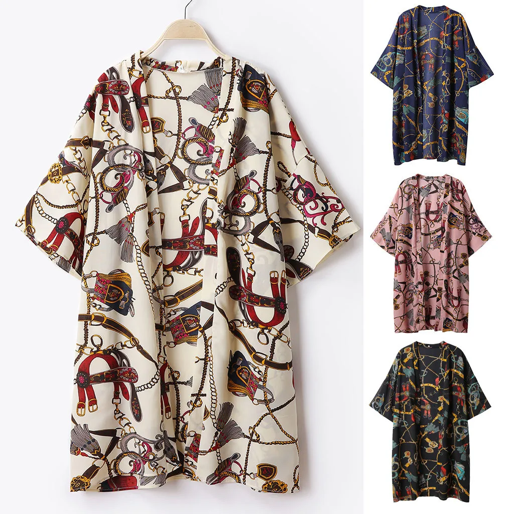 FREE OSTRICH Women Shirts Printed Cardigan Coat Kimono Style Fresh Elements Loose Trend Honorable Elegant Summer Blouse Shirts
FREE OSTRICH Women Shirts Printed Cardigan Coat Kimono Style Fresh Elements Loose Trend Honorable Elegant Summer Blouse Shirts