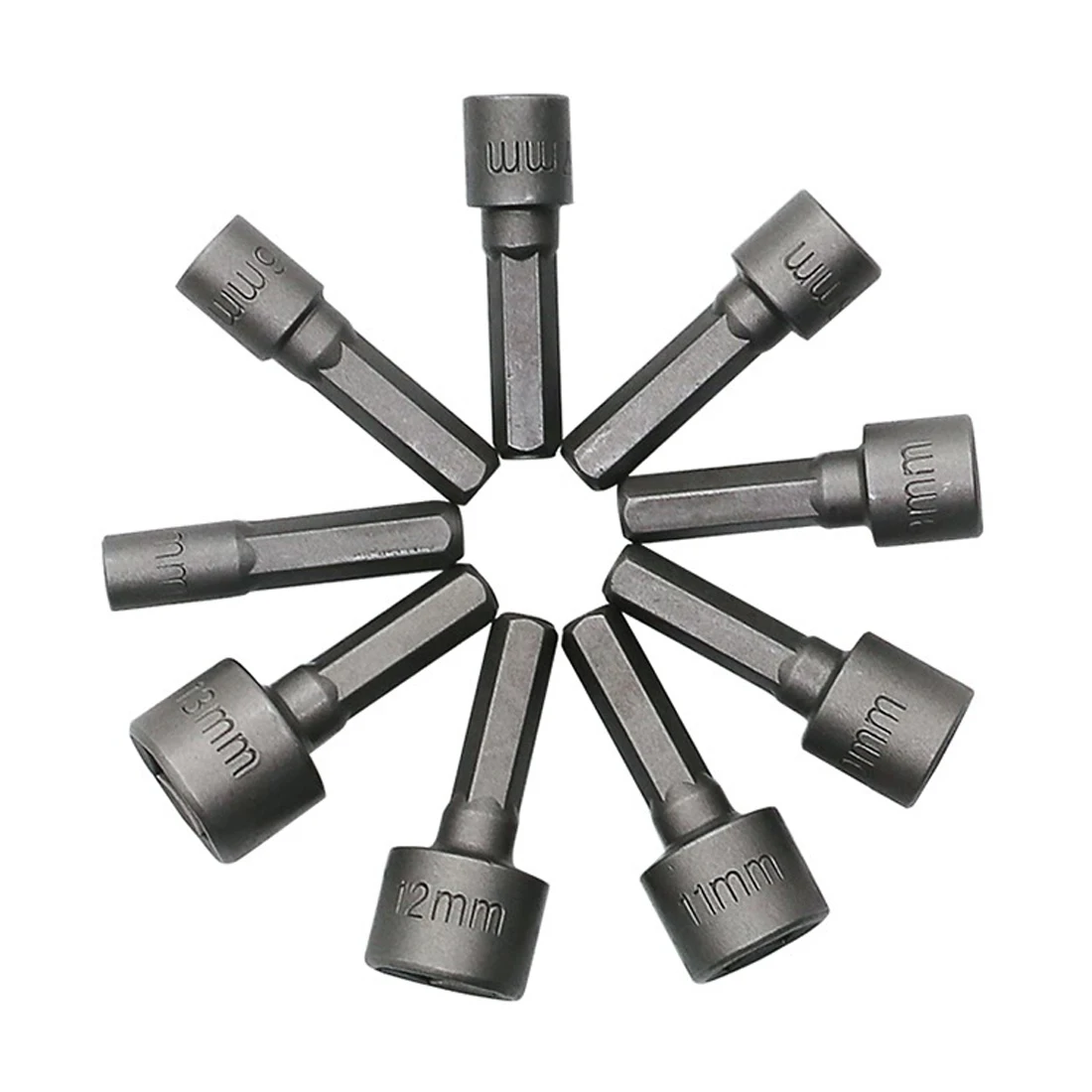9pcs 5mm~13mm Professional Magnetic Nut Driver Set Socket 1/4" Hex Shank Impact Drill Bit Adapter For Power Tools
9pcs 5mm~13mm Professional Magnetic Nut Driver Set Socket 1/4" Hex Shank Impact Drill Bit Adapter For Power Tools