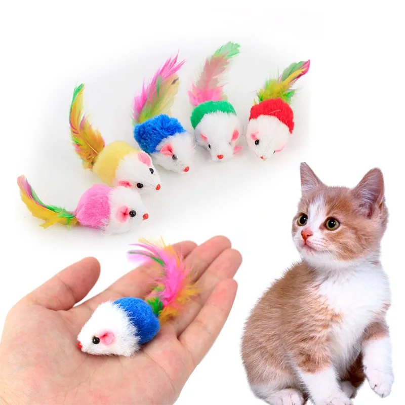 3pcs/lot Colorful Mouse Feather Tail Pets Cat Toys Cute Soft Fleece False Mice Funny Playing Kitten Cats Interactive Toy Supplie
3pcs/lot Colorful Mouse Feather Tail Pets Cat Toys Cute Soft Fleece False Mice Funny Playing Kitten Cats Interactive Toy Supplie