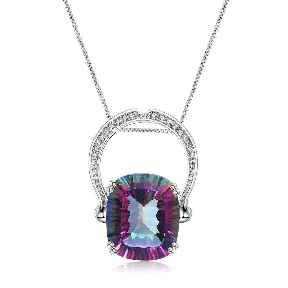 GEM'S BALLET 18.42Ct Natural Rainbow Mystic Quartz Gemstone Pendant Necklace For Women 925 Sterling Silver Vintage Fine Jewelry
GEM'S BALLET 18.42Ct Natural Rainbow Mystic Quartz Gemstone Pendant Necklace For Women 925 Sterling Silver Vintage Fine Jewelry