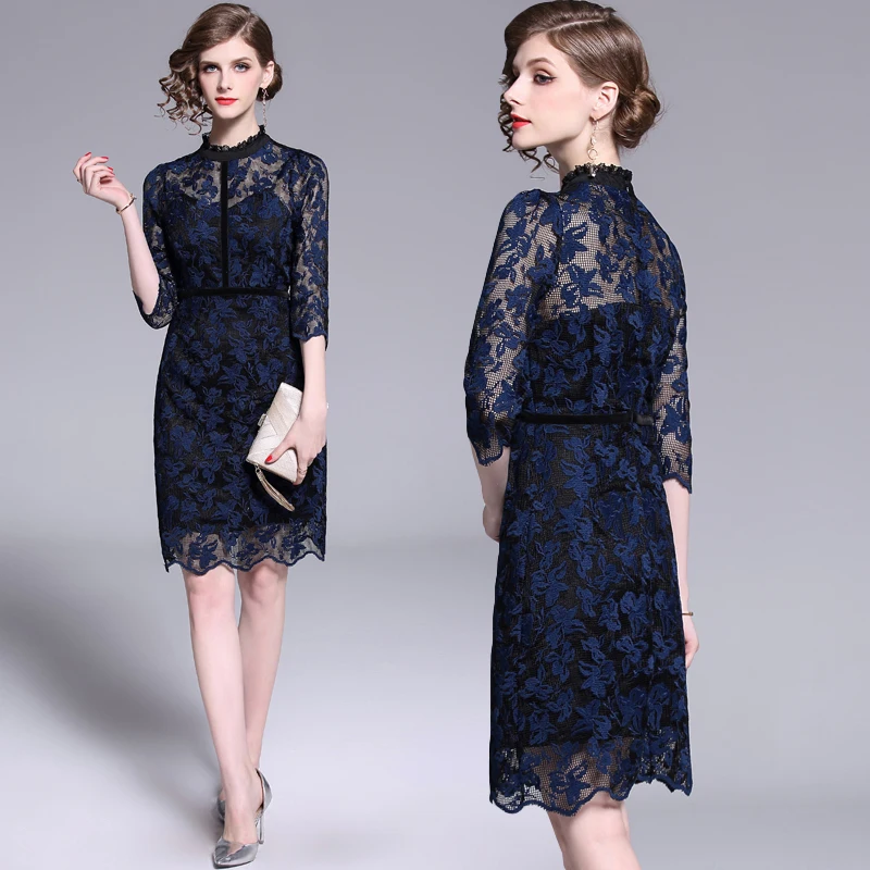 2019 Women Dress New Fashion Summer Spring Vintage Casual Party Midi Runway Slim Bodycon A-line Lace High Street Sexy Dresses
2019 Women Dress New Fashion Summer Spring Vintage Casual Party Midi Runway Slim Bodycon A-line Lace High Street Sexy Dresses