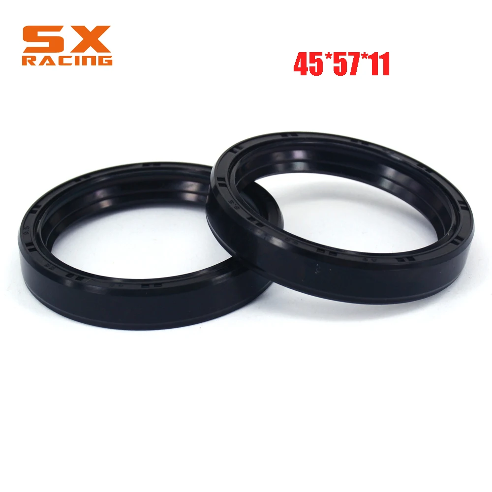 45*57*11 Motorcycle Front Fork Damper Oil Seal & Dust Cover For CR CBR ST VT1300 GL1500 VTX1800 RMZ RM125 RM250 RMX250 GSXR600
45*57*11 Motorcycle Front Fork Damper Oil Seal & Dust Cover For CR CBR ST VT1300 GL1500 VTX1800 RMZ RM125 RM250 RMX250 GSXR600