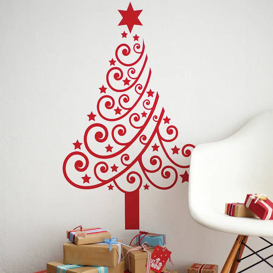 Christmas Tree Wall Sticker New Waterproof Vinyl Wall Decals Living Room Decor Art Mural Window Decoration Removable Decal ZB096
Christmas Tree Wall Sticker New Waterproof Vinyl Wall Decals Living Room Decor Art Mural Window Decoration Removable Decal ZB096