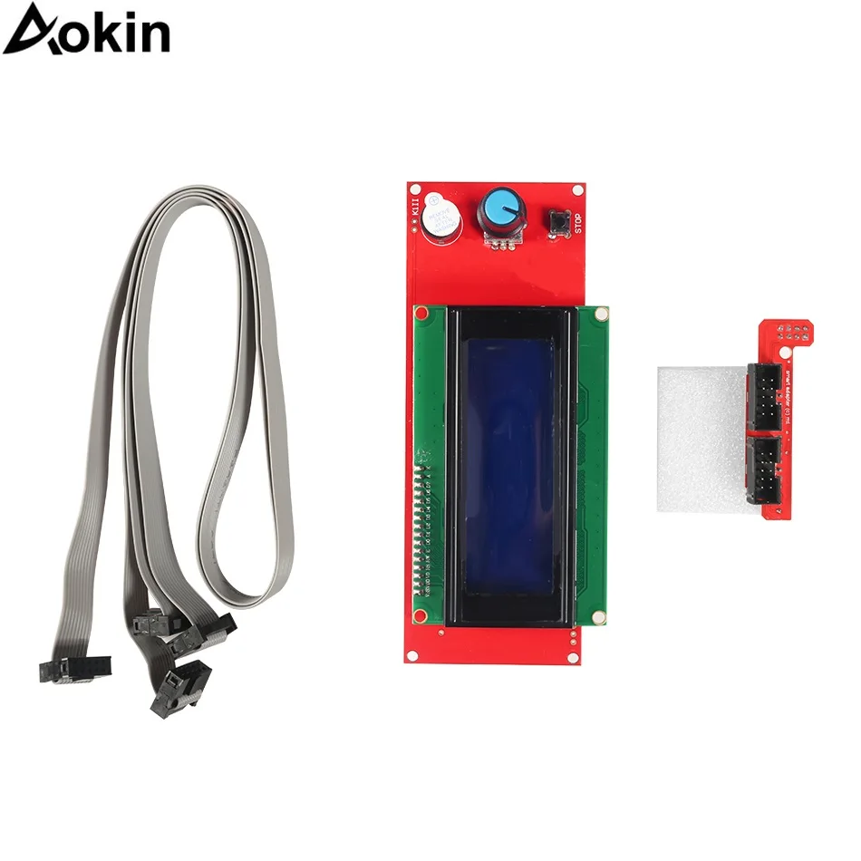 

1PCS 2004 LCD Display 3D Printer Reprap Smart Adapter Controller Reprap Ramps 1.4 1.6 Mega2560 board 2004LCD Control